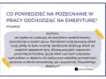 Wzór przemówienia na pożegnanie emeryta z pracownikami. Dziękuje za lata pracy, przyjaźń i wsparcie. Życzy sukcesów i pomyślności.