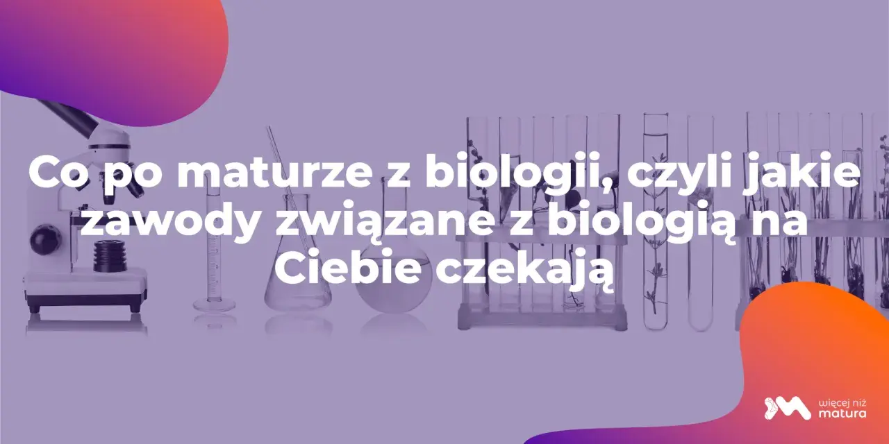 Mikroskop i probówki. Co po maturze z biologii? Odkryj zawody związane z biologią, które na Ciebie czekają.