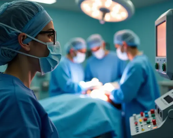 Zespół chirurgiczny podczas operacji. Zastanawiasz się, ile zarabia anestezjolog?
