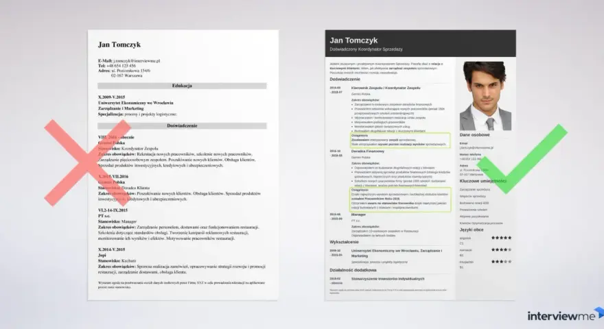 Jan Tomczyk, doświadczony koordynator sprzedaży, prezentuje swój profil zawodowy z kluczowymi umiejętnościami i doświadczeniem.