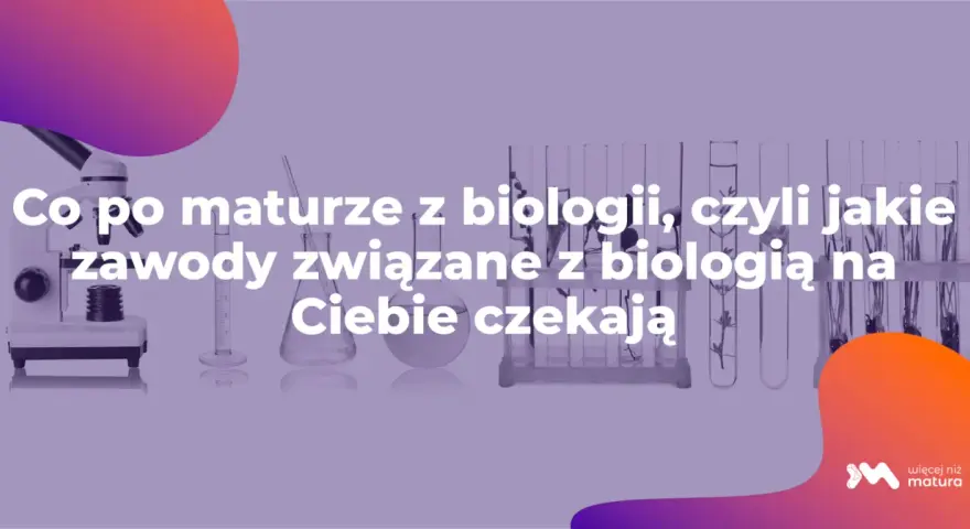 Mikroskop i probówki. Co po maturze z biologii? Odkryj zawody związane z biologią, które na Ciebie czekają.